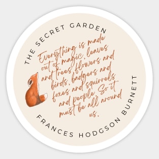 Secret Garden magic all around us Sticker